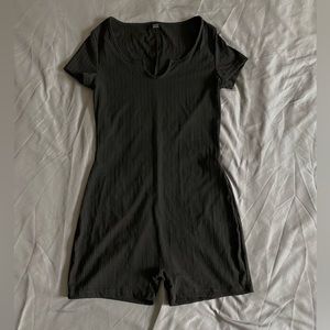 SHEIN Black One Piece Romper Size M